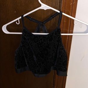 Black Velvet aerie bralette